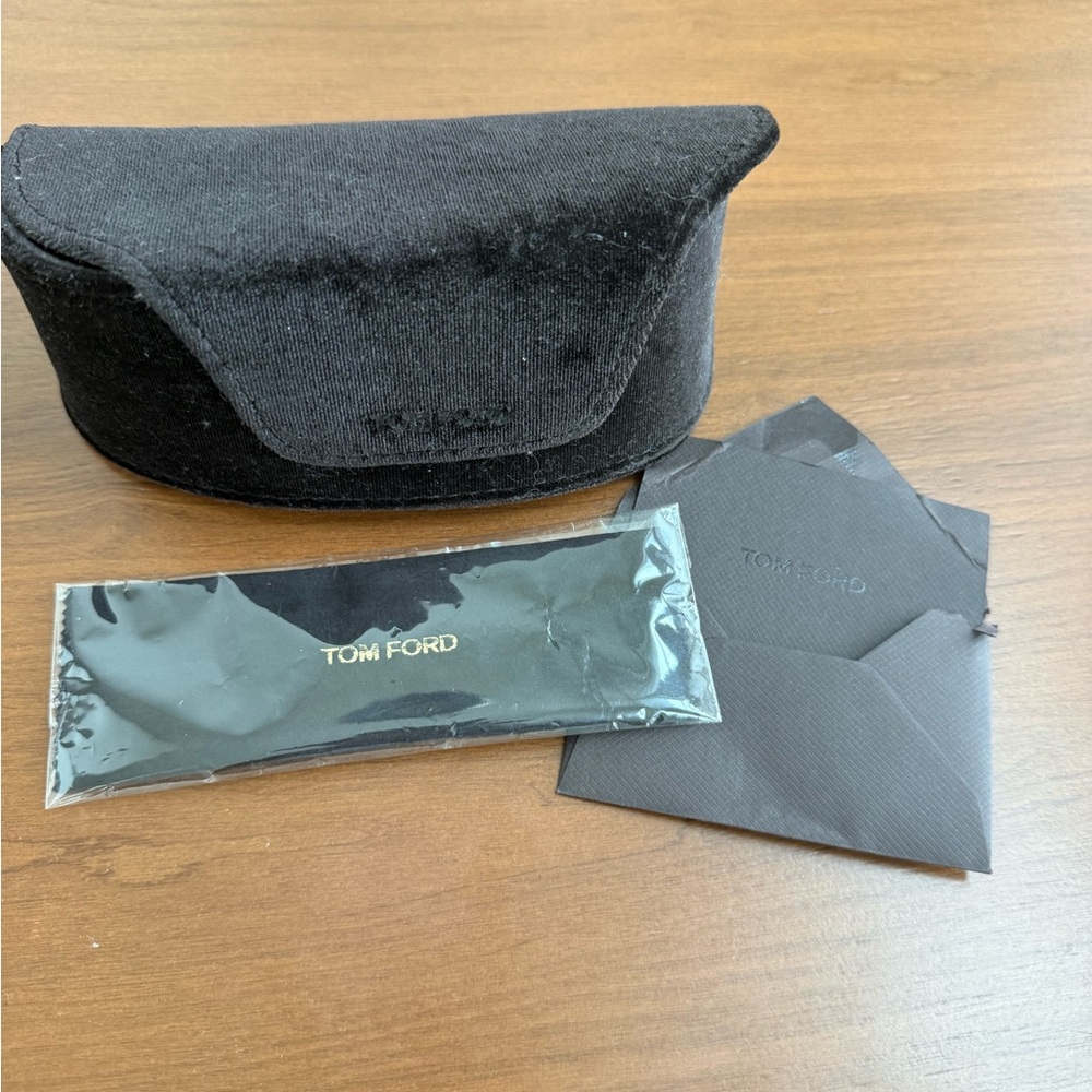 Tom Ford Black Sunglasses with Authentication Card
